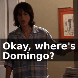 Okay, where's Domingo?