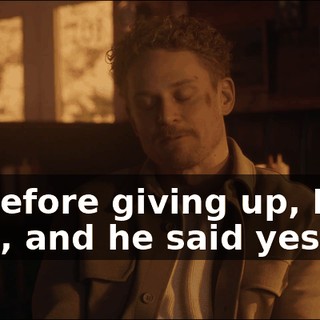 And before giving up, I went to 4.5, and he said yes.