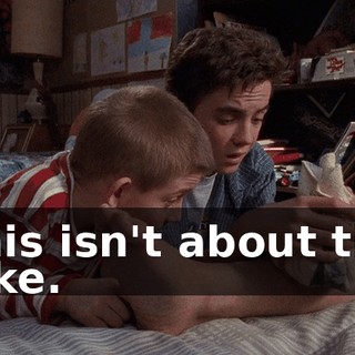This isn't about the bike.