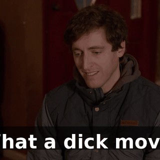 What a dick move.