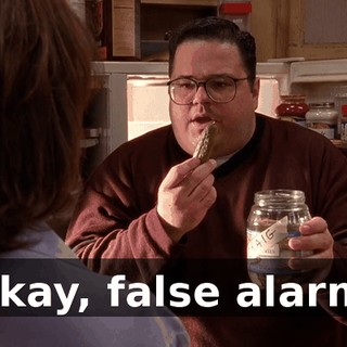 Okay, false alarm.