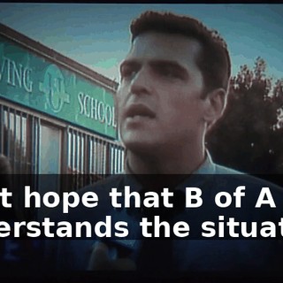 I just hope that B of A understands the situation.