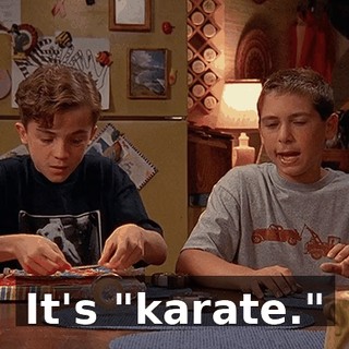 It's "karate."
