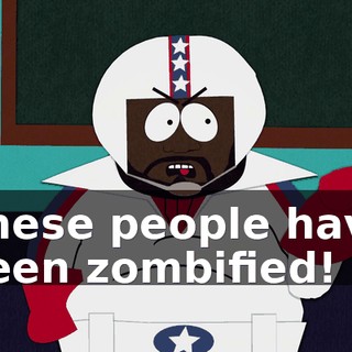 These people have been zombified!
