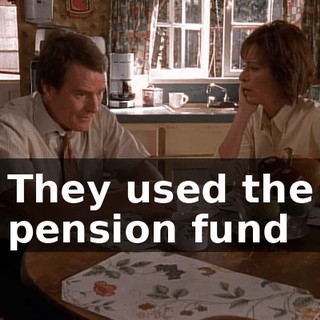 They used the pension fund