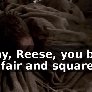 Okay, Reese, you beat me fair and square.