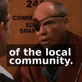 of the local community.