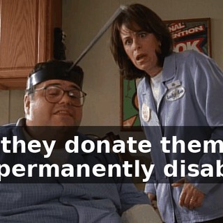 and they donate them to the permanently disabled.