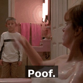 Poof.