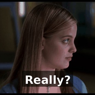 Really?