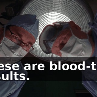 These are blood-test results.