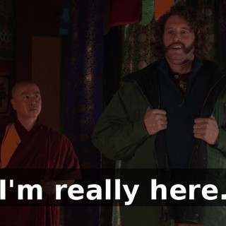 I'm really here.