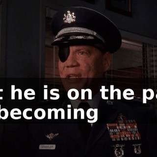 but he is on the path to becoming