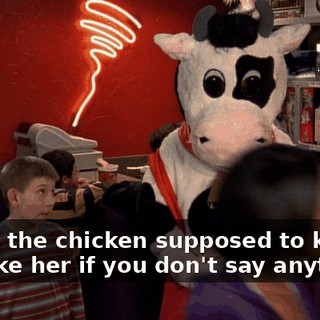 How's the chicken supposed to know you like her if you don't say anything?