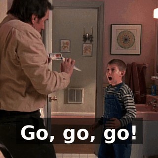 Go, go, go!