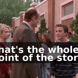 That's the whole point of the story.