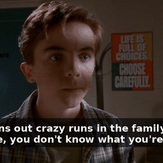 - It turns out crazy runs in the family. - Reese, you don't know what you're doing.