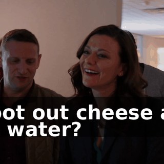 shoot out cheese and not water?