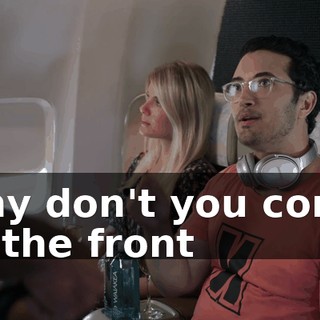 why don't you come to the front