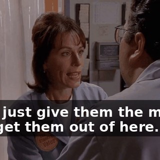 Let's just give them the money and get them out of here.