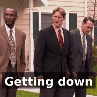 ♪ Getting down ♪