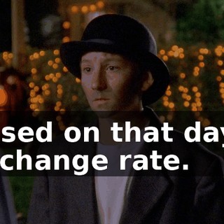 based on that day's exchange rate.