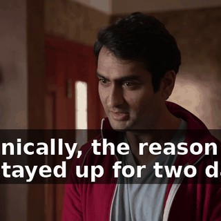 Technically, the reason why we stayed up for two days