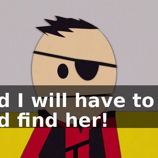 and I will have to go and find her!