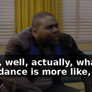 - Uh, well, actually, what if the dance is more like, uh--