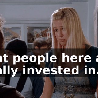 that people here are really invested in.