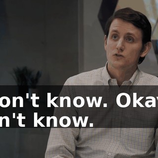 I don't know. Okay. I don't know.