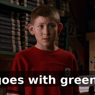 goes with green,