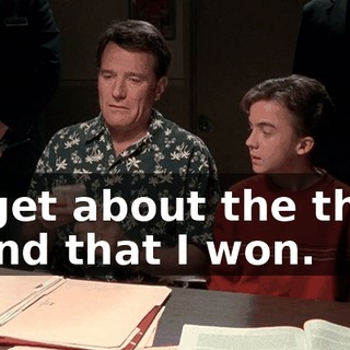 forget about the three grand that I won.