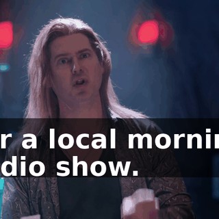 for a local morning radio show.