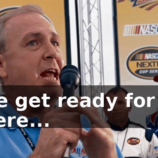 ...as we get ready for trophy time here...