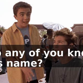Do any of you know his name?