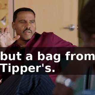but a bag from Tipper's.