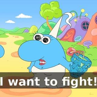 I want to fight!