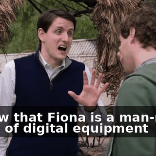 I know that Fiona is a man-made piece of digital equipment