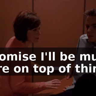 I promise I'll be much more on top of things.