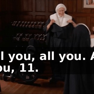 All you, all you. All you, 11.