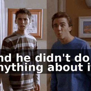 and he didn't do anything about it?