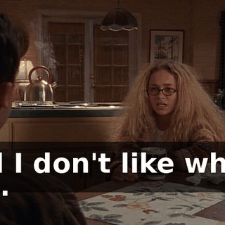 and I don't like what I see.