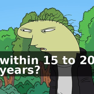 within 15 to 20 years?