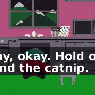 Okay, okay. Hold on, I found the catnip.