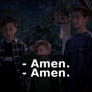 - Amen. - Amen.