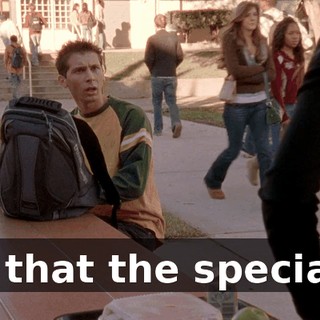 Is that the special?