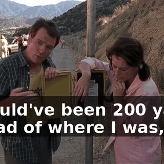 I would've been 200 yards ahead of where I was,