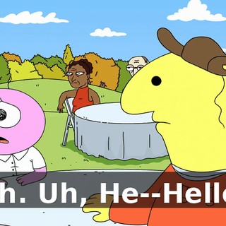 Uh. Uh, He--Hello.