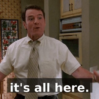 it's all here.